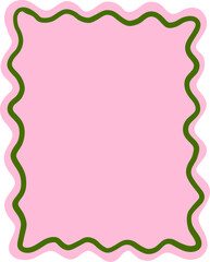 Curvy Border Rounded Rectangle Frame