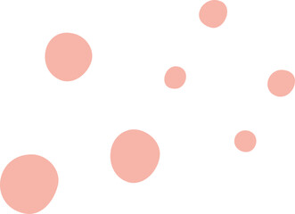 Blush Pink Bubble Dot Group