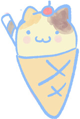 cat icescream