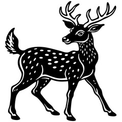 Fototapeta premium deer vector illustration