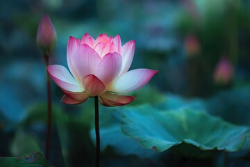 Fototapeta premium Lovely lotus blossom