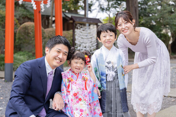 七五三　ポートレート