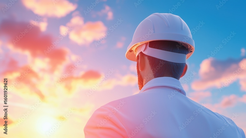 Aufkleber service oil refinery worker ensuring smooth operations during routine servicing.