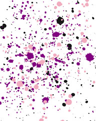 Black, Purple, Pink sparkle, festive flare, and magic particles. Transparent PNG vector for holiday card, bright background, or elegant winter celebration.