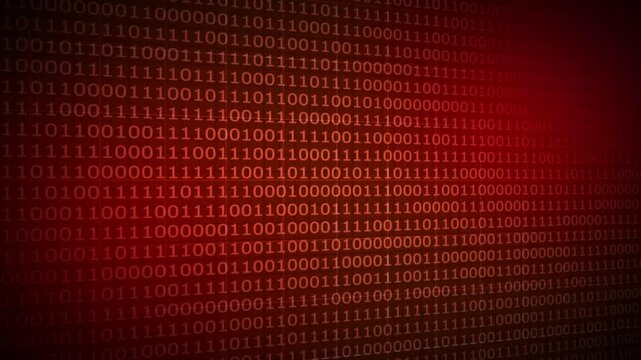 Digital binary code background.Digital background matrix. gradient color binary code background .