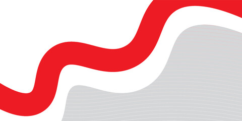 Red and white Indonesian flag. Independence day of Indonesia background. 17th August Holiday celebration illustration. vector