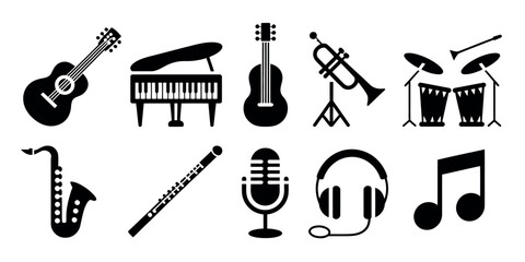 Obraz premium Monochrome Graphic Collection with Red Green Blue Yellow Cyan and Magenta Elements