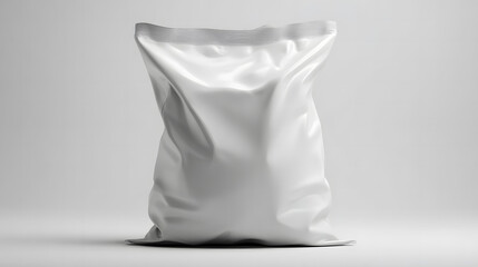 Blank Plastic Chips Bag – White on Grey