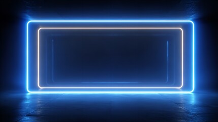 Neon Rectangle Frame