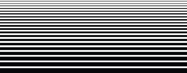 Line Halftone Gradient Effect Pattern. Straight Lines Background. Black parallel lines wallpaper for overlay, print, cover, banner, poster.  vector line background.