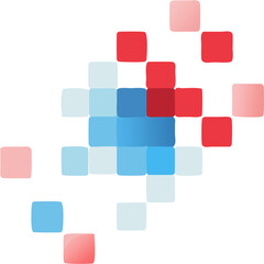 abstract background with squares