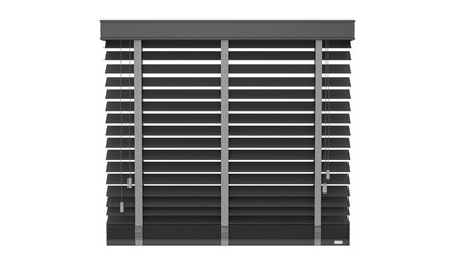 3D Render a black and white photo of a shelf with shelves
