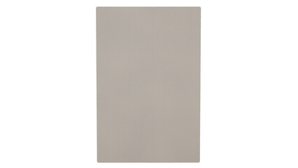 3D Render a white refrigerator freezer sitting on top of a white counter