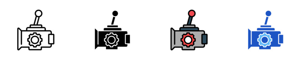 Gearbox  Icon Set Multiple Style Collection
