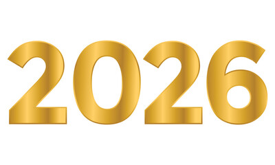 Celebrating 2026 New Year.Elegant card for event with abstract golden fireworks and golden numbers on blue background with geometric pattern.Template for poster,flyer,web.Vector illustration