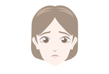 霰粒腫の女性