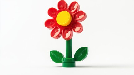 Red flower toy