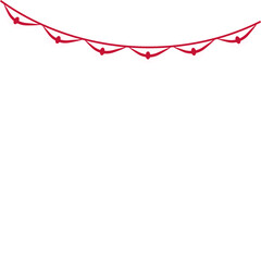 Indonesia Flag Curtain Header