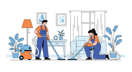 Professional home cleaning services dedicated to ensuring a sparkling and hygienic living environment for your family