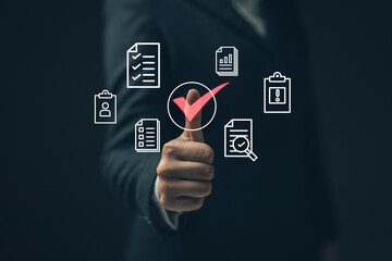Concepts for filling out quality control assessment forms. Quality assurance checklist. Setting standards for peer certification to ensure quality. Following service regulations and standards