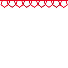 Fototapeta premium Indonesia Flag Curtain Header