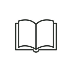 A line art icon of an open book, representing reading as a leisurely and non-digital activity.
