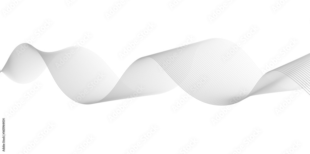 Fototapete modern glowing wavy lines with technology connection concept. abstract technology lines mesh backgro