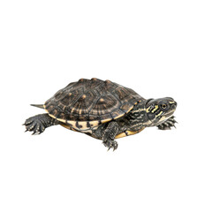 Obraz premium Eastern Mud Turtle with Small Size and Compact Shell