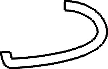 Pixel line creative design digital. Element 8 bit retro