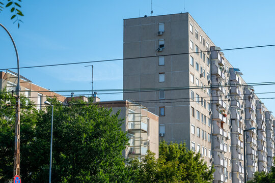 Residential panel building in Budapest