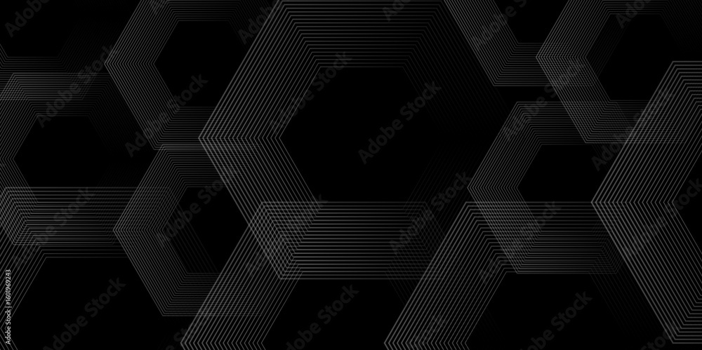 Poster geometric vector illustration design. abstract minimalist triangle cube technology lines. modern pat