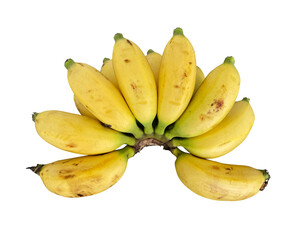 bunch of bananas fruit isolated
