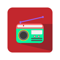 Radio Background Icon. Editable Stroke Icons. Perfect for web, mobile apps, and software.