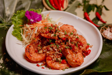 A delicious looking Thai food menu