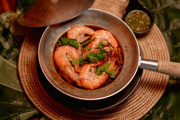 A delicious looking Thai food menu