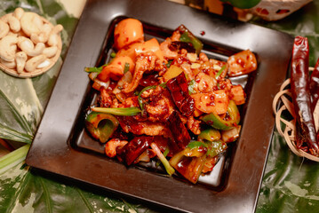 A delicious looking Thai food menu