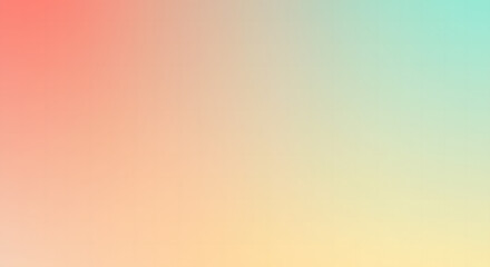 Soft Pastel Gradient Background - Peach and Mint Green Color Blend