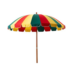 Cheerful Striped Beach Shade
