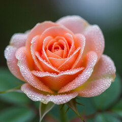yellow rose with water drops