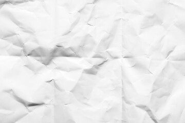 Fototapeta premium Crumpled Paper Poster Photo Effect Mockup,Crumpled Paper texture overlay effec