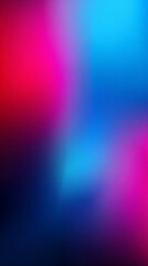 Fototapeta premium Vibrant gradient blending cobalt blue and magenta tones, creating a bold and dynamic transition. Ideal for modern design, tech branding, and energetic visual backdrops with vertical composition. 