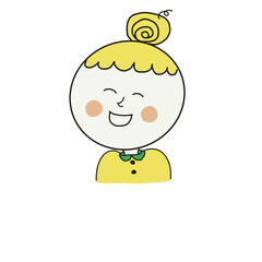 笑顔の女の子