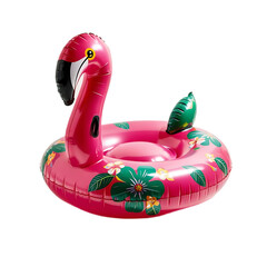 Floral Pink Flamingo Pool Float
