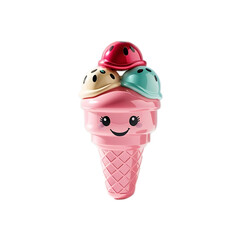 Smiling Toy Ice Cream Cone
