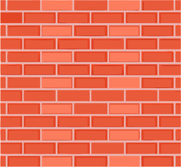 Obraz premium red brick wall background