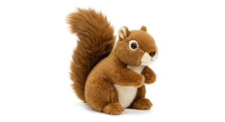 Adorable Brown Plush Squirrel Toy 1.