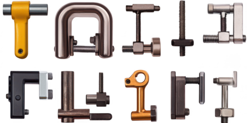 Two pink donuts with sprinkles on transparent png background