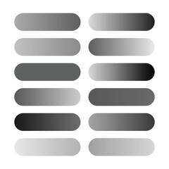 Obraz premium grey or black gradients, a grey or black swatch collection, a vector set of grey or black gradients, and a set of grey or black gradients and gradients.