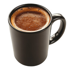 Dark coffee in mug