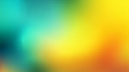 Obraz premium Smooth gradient background transitioning from turquoise to bright yellow. Minimalistic and vibrant with a clean, abstract color flow—ideal for modern design, tech, or creative layouts.